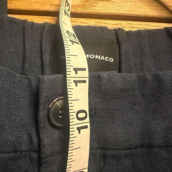 Club Monaco linen blend joggers large navy - Picture 4 of 8